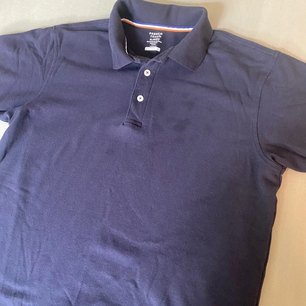 French Toast Boy School Uniform Bundle 4 Khaki Shorts 20H 2 Navy Polos XL 18/20H - Picture 15 of 16